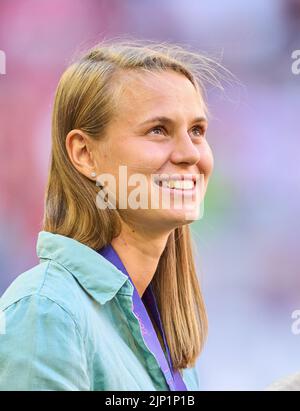 Klara Bühl, DFB Team Women, Damen Nationalmannschaft, FCB Women team nella partita FC BAYERN München - VFL WOLFSBURG 2-0 1.German Football League il 14 agosto 2022 a Monaco di Baviera, Germania. Stagione 2022/2023, giorno 2, 1.Bundesliga, FCB, München, 2.Spieltag © Peter Schatz / Alamy Live News - LE NORMATIVE DFL VIETANO L'USO DELLE FOTOGRAFIE come SEQUENZE DI IMMAGINI e/o QUASI-VIDEO - Foto Stock