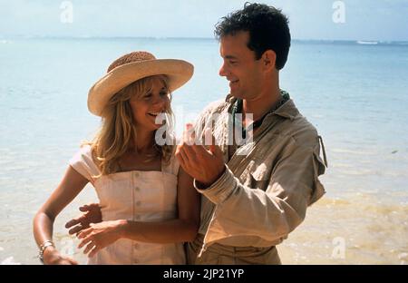 TOM HANKS e MEG RYAN in JOE VERSUS THE VOLCANO (1990), diretto da JOHN PATRICK SHANLEY. Credit: WARNER BROTHERS / Album Foto Stock