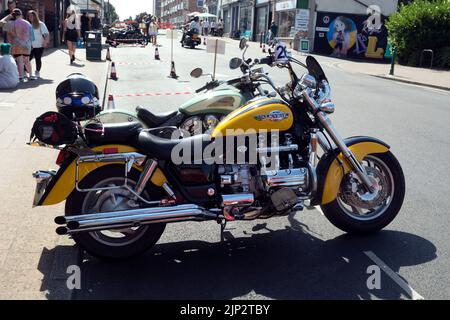 Motocicletta Honda F6C Valkyrie all'evento Bikerlott, Leamington Spa, Warwickshire, Regno Unito. Agosto 2022 Foto Stock