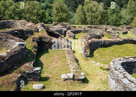 Castro de Coana, sito archeologico dell'età del ferro. Asturias, Spagna. Foto Stock