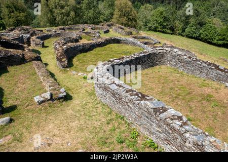 Castro de Coana, un insediamento dell'età del ferro. Asturias, Spagna. Foto Stock