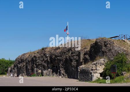 Rovine di Fort Vaux, Verdun, dipartimento della Mosa, Grand Est, Francia, Europa Foto Stock