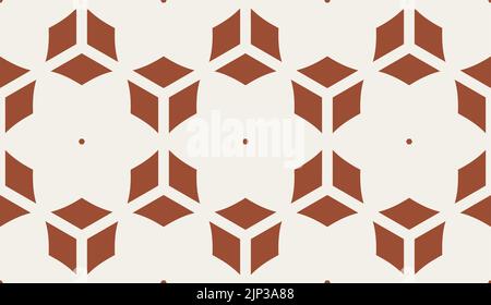 Ripetizione geometrica esagonale senza giunture. Griglia di sfondo vettoriale con tratti modificabili. Illustrazione Vettoriale