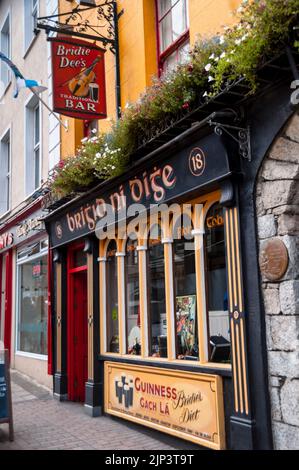 Pub irlandese a Dungarvan, Irlanda. Foto Stock