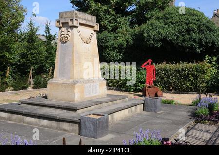 War Memorial, St Neots, Cambridgeshire Foto Stock