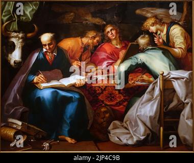 I quattro Evangelisti, di Abraham Bloemaert, olandese, 1612-1615, Foto Stock