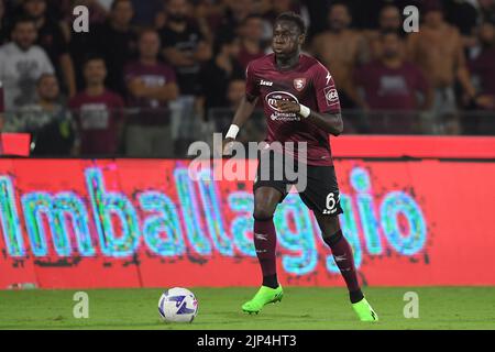 Junior Sambia di Salernitana durante la partita di Serie A tra US Salernitana 1919 e AS Roma allo Stadio Arechi, Salerno, Italia il 14 agosto 2022. Phot Foto Stock