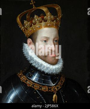 Il Sacro Romano Imperatore Carlo V (1500-1558), di Juan Pantoja de la Cruz (stile di), Foto Stock