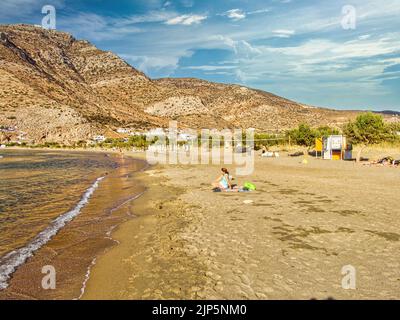 Un famoso villaggio Kamares sull'isola di Sifnos in Grecia Foto Stock