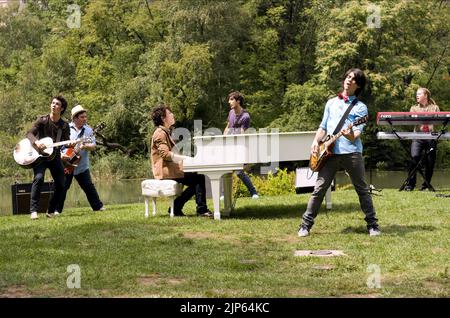 KEVIN JONAS, JOHN TAYLOR, Nick Jonas Joe Jonas, RYAN LIESTMAN, JONAS BROTHERS: 3D esperienza concertistica, 2009 Foto Stock