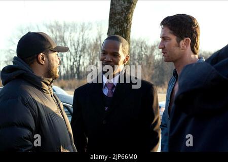 F. Gary grigio, Jamie Foxx, Gerard Butler, rispettosi della legge cittadino, 2009 Foto Stock