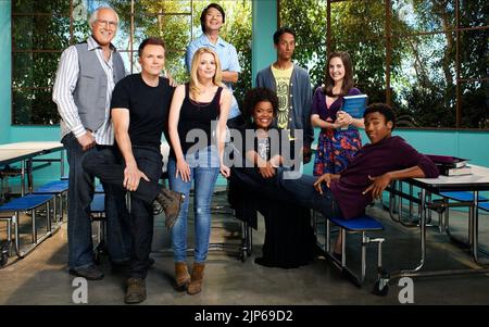 CHASE,MCHALE,JACOBS,JEONG,BROWN,PUDI,BRIE,GLOVER, COMMUNITY, 2009 Foto Stock