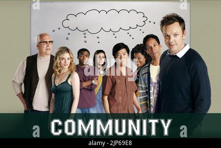 CHASE,JACOBS,GLOVER,BRIE,JEONG,BROWN,PUDI,POSTER, COMMUNITY, 2009 Foto Stock