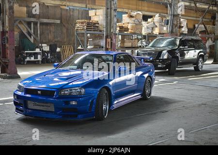 1998 Nissan Skyline ER34, veloce e furioso, 2009 Foto Stock