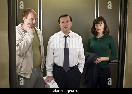 C.K.,GERVAIS,GARNER, L'INVENZIONE DELLA MENZOGNA, 2009 Foto Stock