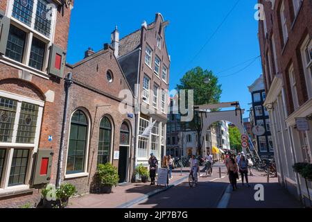 Amsterdam, Paesi Bassi - 22 giugno 2022: Case croate ad Amsterdam Foto Stock