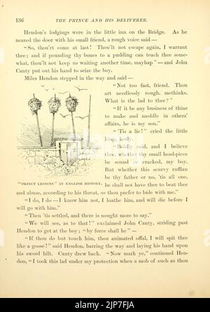 Il principe e il pauper, p. 136 Foto Stock