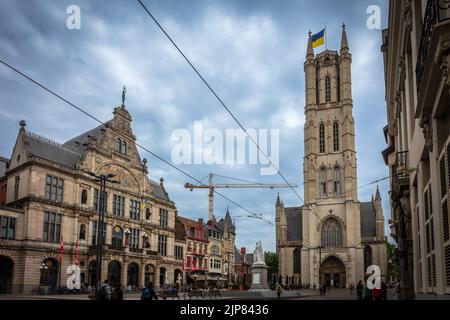Cattedrale di San Bavo. Gand. Belgio. Foto Stock