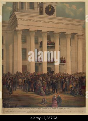 Il punto di partenza della grande guerra tra gli Stati membri Foto Stock