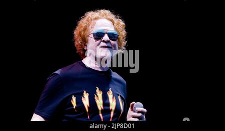 Spettacolo Simply Red all'Eirias Stadium di Colwyn Bay il 14th agosto 2022 Foto Stock