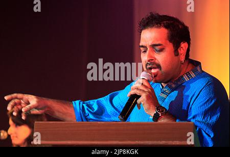 Shankar Mahadevan, compositore e cantante di musica durante l'evento a Mumbai, India Foto Stock