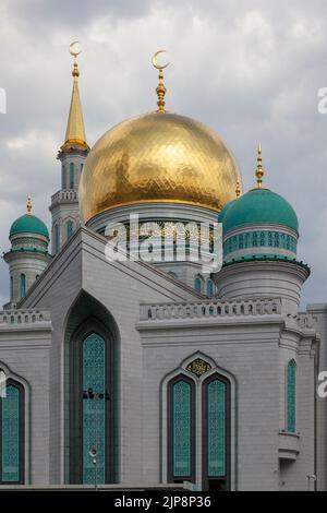 Moschea della Cattedrale su Prospekt Mira a Mosca. Foto Stock