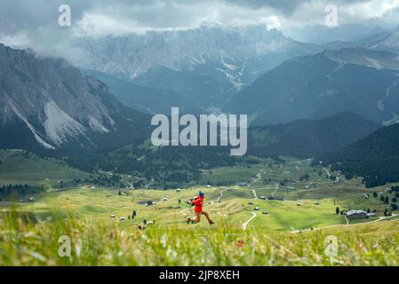 catena montuosa, alto adige, spaßfoto, catena montuosa, tirolo meridionale Foto Stock