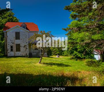 La casa di Davis-Conrad sull'isola di mcnabs Foto Stock