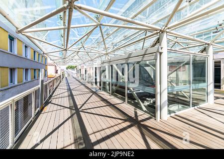 People Mover stazione ferroviaria di Venezia Foto Stock