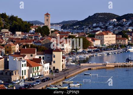 Tisno sull'isola di Murter Foto Stock