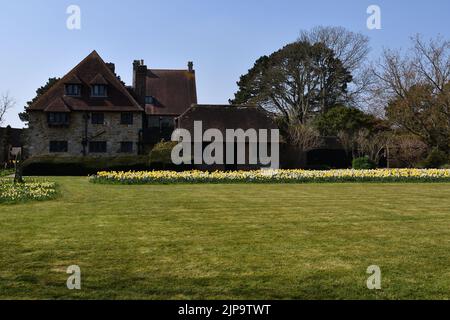 Casa e terreni a Michelham Priory East Sussex uk Foto Stock