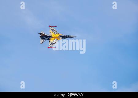 Componente aerea belga (BAC) F-16 combattimento aereo Falcon al Royal International Air Tattoo 2022 Foto Stock