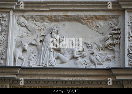 Das Biblische Haus, Neißstraße 29, Görlitz ist ein Bürgerhaus in der Görlitzer Altstadt. 16.08.2022 Foto Stock