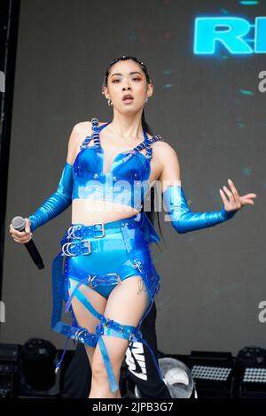 RINA Sawayama, cantautore di cantante, domenica 4th agosto 2019 Brighton Pride UK Foto Stock