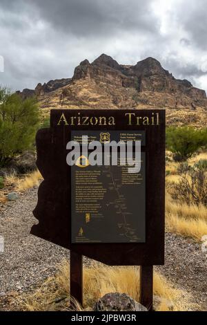 Tonto NF, AZ, USA - 25 dicembre 2021: L'Arizona Mountain Trail Foto Stock