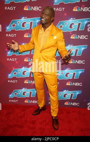 16 agosto 2022 - Pasadena, California - equipaggi Terry. Tappeto rosso per ''America's Got Talent'' Season 17 Live Show tenutosi allo Sheraton Pasadena Hotel di Pasadena. (Credit Image: © FS/AdMedia via ZUMA Press Wire) Foto Stock