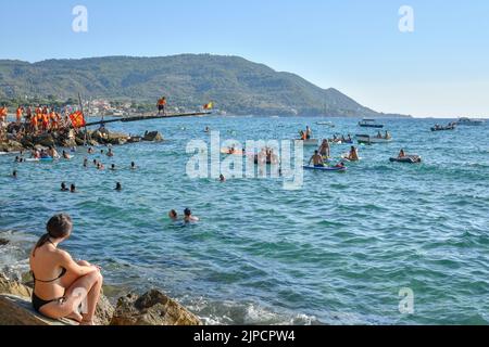 La Stuzza, evento italiano Foto Stock