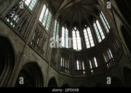 abbazia di mont-saint-michel (francia) Foto Stock