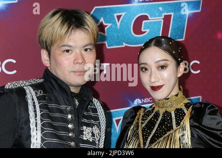 Pasadena, Stati Uniti. 16th ago, 2022. Fusion Japan alla stagione americana del talento 17 - Live Show Red Carpet al Pasadena Sheraton Hotel il 16 agosto 2022 a Pasadena, CA (Photo by Katrina Jordan/Sipa USA) Credit: Sipa USA/Alamy Live News Foto Stock