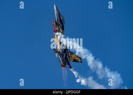 F-16AM del team dimostrativo belga Air Component F16 Foto Stock