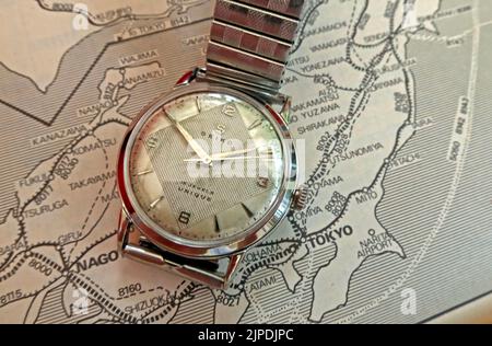 1956 Seiko modello unico, 15 gioielli Foto Stock