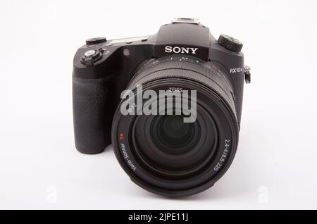 fotocamera digitale, sony, dsc-rx10 mark iii, zeiss, fotocamere digitali Foto Stock