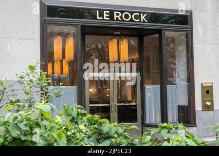 Le Rock, del Team Frenchette, apre a Rockefeller Center, 2022, NYC, USA Foto Stock