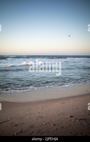 Vista mare perfetta, Sylt, Germania. Foto Stock