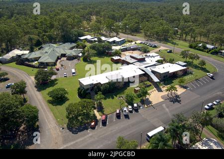 Antenna del Gin Gin Hospital su King Street Queensland Australia Foto Stock
