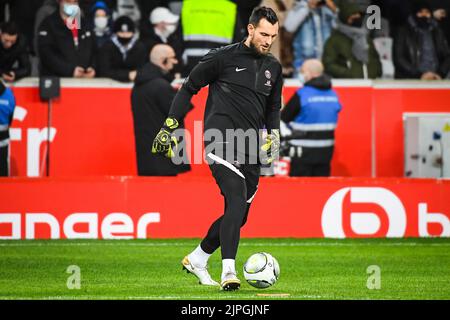 Alexandre LETELLIER di PSG durante il campionato francese Ligue 1 partita di calcio tra LOSC Lille e Parigi Saint-Germain il 6 febbraio 2022 allo stadio Pierre Mauroy a Villeneuve-d'Ascq vicino Lille, Francia - Foto Matthieu Mirville / DPPI Foto Stock