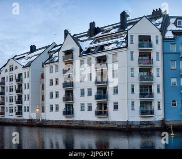 Brrosundet a Ålesund, Norvegia. Foto Stock