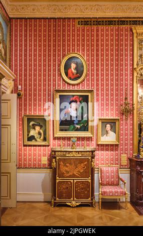 Una collezione di ritratti dell'Antico Maestro di varie donne. Al Wallace Collection Museum di Londra, Inghilterra, Regno Unito. Foto Stock