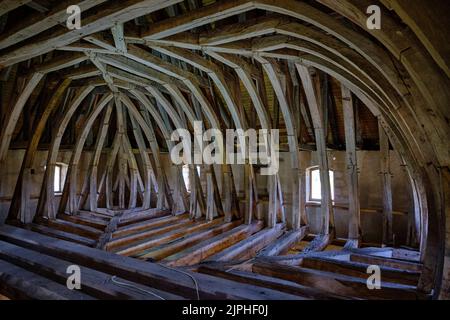 Francia, Cher (18), Berry, Neuvy-Deux-Clochers, la Tour de Vesvre // Francia, Cher (18), Berry, Neuvy-Deux-Clochers, la Torre di Vesvre Foto Stock