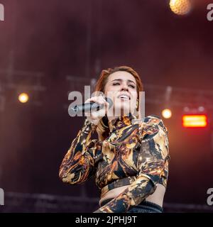 (C) Denis TRASFI / MAXPPP - à l' hyppodrome de Longchamps de Paris le 26-06-2022 - Jour 3 des Solidays 2022 - Suzanne Foto Stock